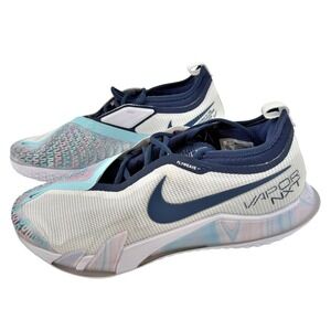Nike Vapor NXT Tennis Shoes Mens Size 10 White Blue CV0724-102 Running NEW